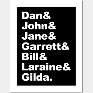 The Greatest SNL cast: Experimental Jetset style Posters and Art